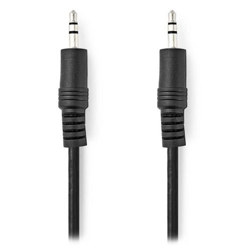 NEDIS stereo avdio kabel/ 3,5 mm jack vtič - 3,5 mm jack vtič/ črn/ bulk/ 1 m