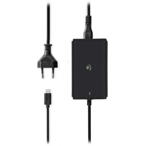 NEDIS univerzalni adapter za prenosnike/ 45 W/ 5 / 9 / 12 / 15 / 20 V DC/ 2,25 / 2,33 / 2,92 / 3,0 A/ USB-C