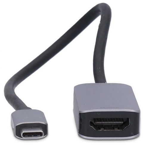 NEDIS kabelski adapter USB-C/USB 3.2 Gen 1/ USB-C vtič - HDMI vtičnica/ okrogel/ črn/ BOX/ 20cm