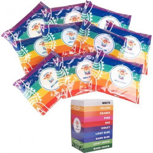 Barvni Holi prah - set 10x100g