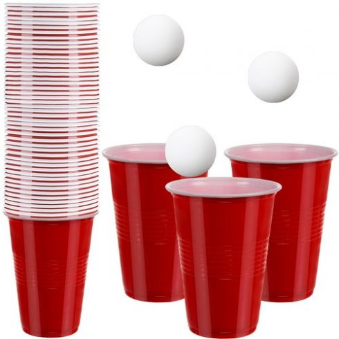 Igra Beer Pong - 50 skodelic Ruhhy 21232