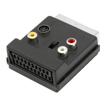   2566# Splitter Scart priključek-1xscart vtičnica+3rca+svhs+stikalo