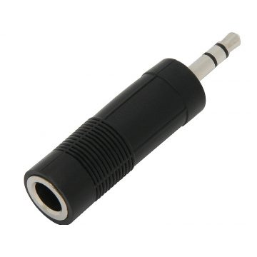 3411# Jack adapter: 3.5 plug-6.3 stereo vtičnica