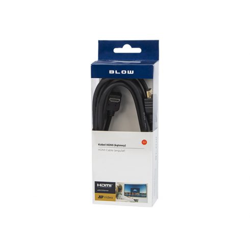 92-604# HDMI-HDMI klasični priključek, kotni, 3m