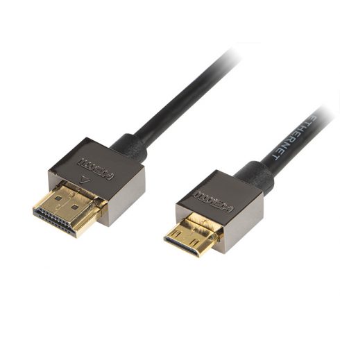 92-618# HDMI-mini HDMI srebrn 1,5 m priključek