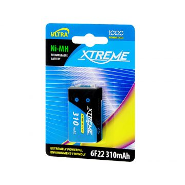 82-605# Ni-MH baterija 9v 310mah xtreme