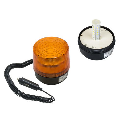 26-429# LED optični indikator 12v, oranžen magnet