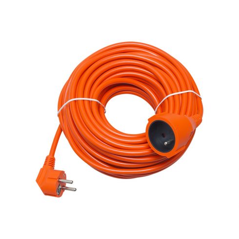 98-056# PR-160 napajalni kabel 1-vtičnica z ozemljitvijo 20m oranžna (3x1,5mm)