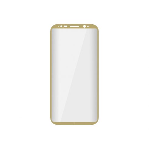 75-272# 3D kaljeno steklo Samsung S8 Plus Gold ukrivljen zlat okvir