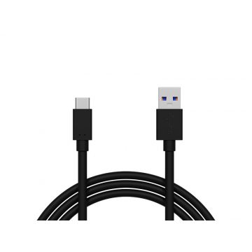   66-121# USB 3.0 a - usb-c priključek 0,5 m črna mehurčkasta folija