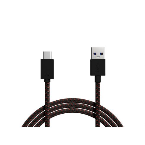 66-126# USB 3.0 a - usb-c priključek 1 m pletenica bl