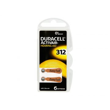 3857# DA-312 Duracell baterija za slušne aparate, 6 kosov