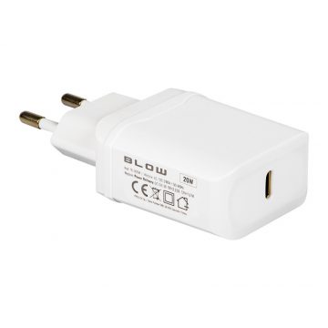 76-009# Stenski polnilec, USB-C PD vtičnica, 20 W