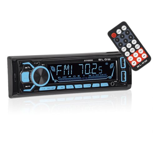 78-281# Radio blow avh-8890 rds app rgb mp3/usb/micro sd/bluetooth + mikrofon