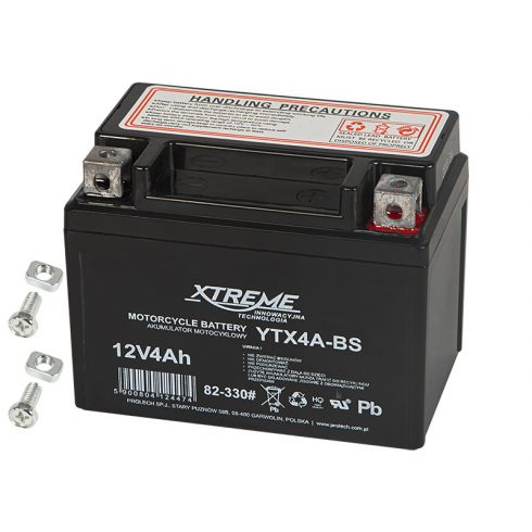 82-330# Motoristična baterija 12v 4ah xtreme