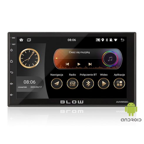 78-320# Radio blow avh-9930 2din 7" gps android