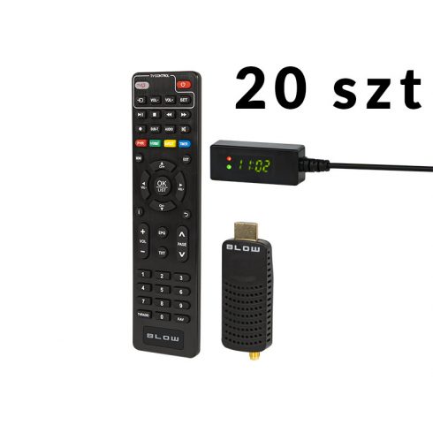 77-055# Dekoder tuner dvb-t2 blow 7000fhdmini paket