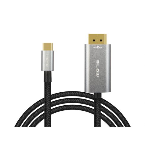 92-687# Priključek Display Port - USB-C 2m pletenica