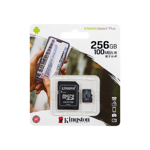 66-318# MicroSDXC kartica 256 GB + Kingston SD adapter