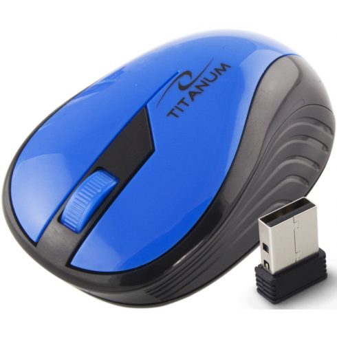 TM114B brezžična miška 2,4 GHz 3D optični USB Rainbow Blue