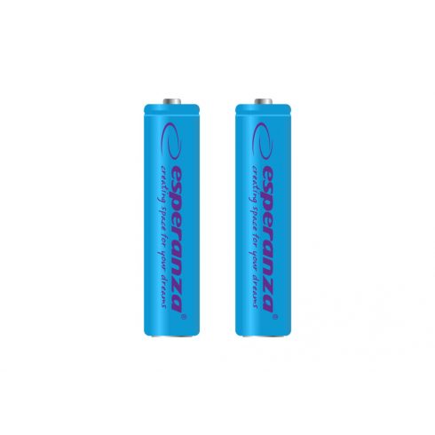 EZA101B Esperanza polnilne baterije Ni-MH AAA 1000mah 2 kos. modra