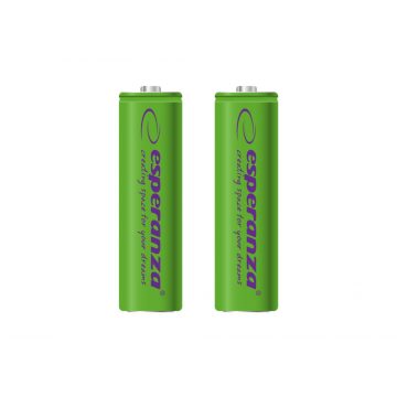   EZA103G Esperanza polnilne baterije Ni-MH AA 2000mah 2 kos. zelena