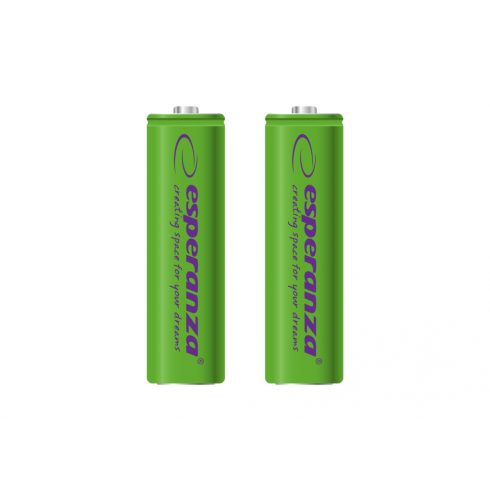 EZA103G Esperanza polnilne baterije Ni-MH AA 2000mah 2 kos. zelena