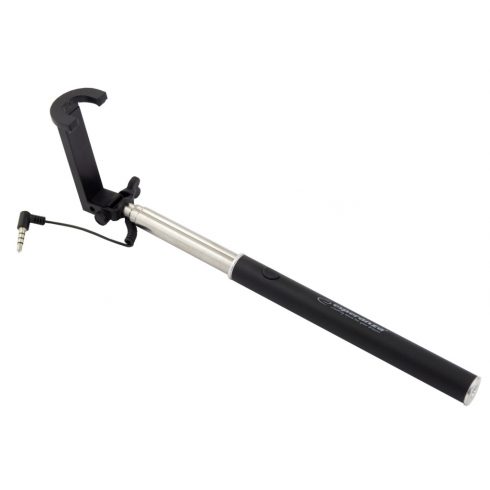 EMM119K Žični selfie monopod Black Esperanza