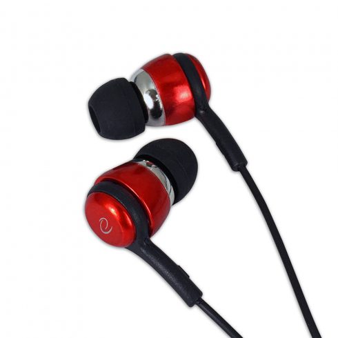 EH192R Esperanza in-ear slušalke z mikrofonom eh192 črne in rdeče