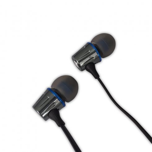 EH203KB Esperanza kovinske in-ear slušalke z mikrofonom eh203 grafitno modre