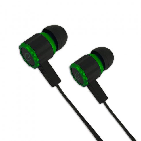 EGH201G Esperanza In-Ear Slušalke Mic Game Viper Black and Green