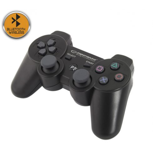 EGG109K Brezžični Bluetooth igralni krmilnik PS3 Sea Black Esperanza