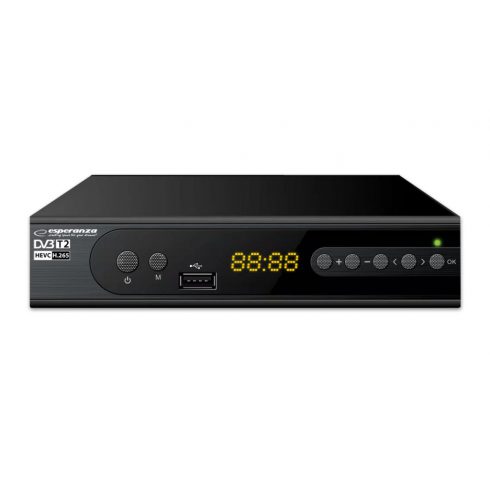 EV106P Esperanza digitalni sprejemnik/dekoder dvb-t2 h.265/hevc ev106p