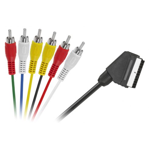 EURO kabel - 6 x RCA 1,2 m