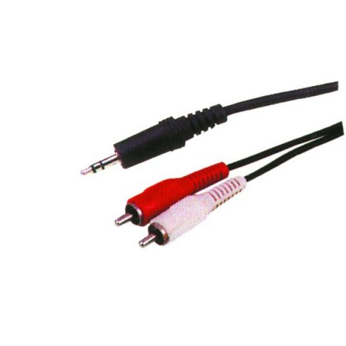 KPO2747-1.5 Jack kabel 3.5 - 2 x RCA 1.5 m