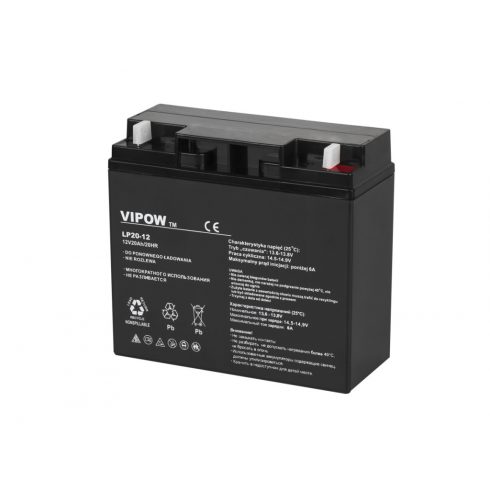 Gel baterija VIPOW 12V 20Ah