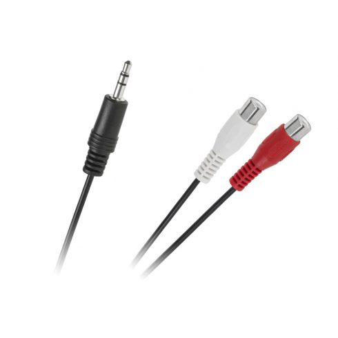 Jack kabel 3.5 plug-2 RCA vtičnica 25 cm