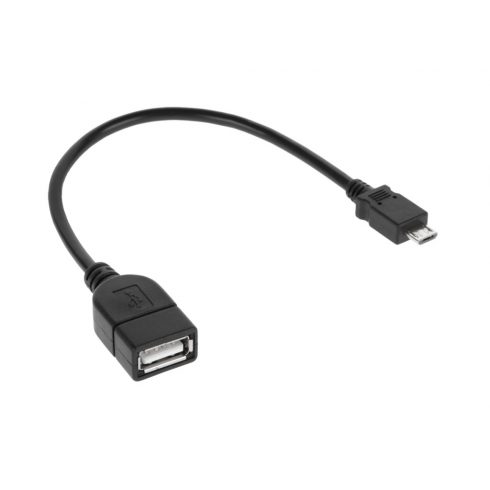 USB kabel, vtičnica A - mikro USB priključek, 20 cm