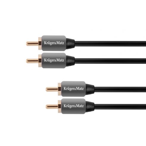 2RCA-2RCA kabel 1,0 m Kruger&Matz