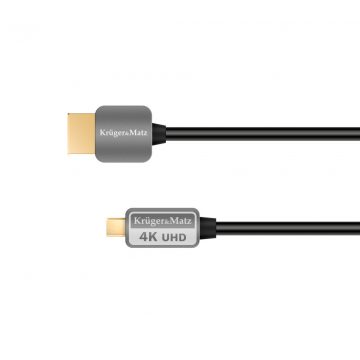   HDMI - mikro HDMI kabelski vtični konektor (AD) 1,8 m Kruger&Matz