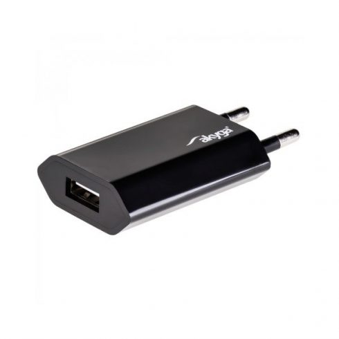 TRX Akyga USB polnilec 220V/ 5V/ 1A/ črn