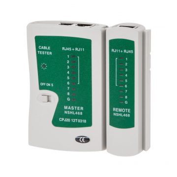 Tester kablov RJ45, RJ11, RJ12