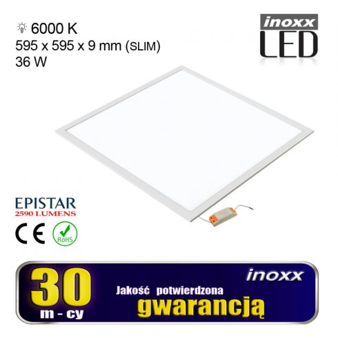 LED panel 60x60 36w stropna svetilka 6000k kasetna hladna