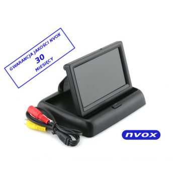   Avtomobilski monitor za vzvratno vožnjo ali prostostoječi LCD 4,3-palčni AV 12 V... (NVOX RM403)