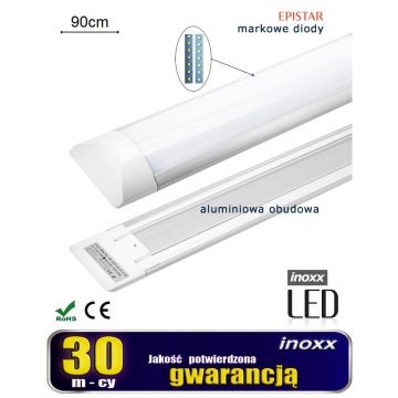   Nadometna linearna svetilka, tanek LED panel, 90cm, 30w, 4000k, nevtralna