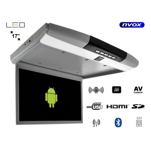 17-palčni LED spuščeni stropni monitor Android USB FM BT WiFi 12v/24v