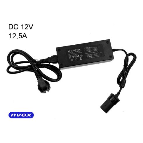 Stabiliziran napajalnik z 12V vtičnico za vžigalnik, 150W... (NVOX 125A12V)