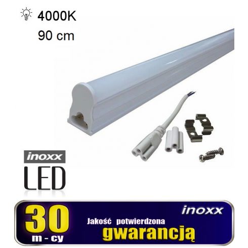 T5 LED linearna fluorescentna cev 90 cm 14 W nevtralna 4000 k integrirana s površinsko nameščeno svetilko