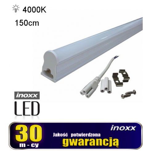 T5 LED linearna fluorescentna cev 150 cm 22 W nevtralna 4000 k integrirana s svetilko za površinsko montažo