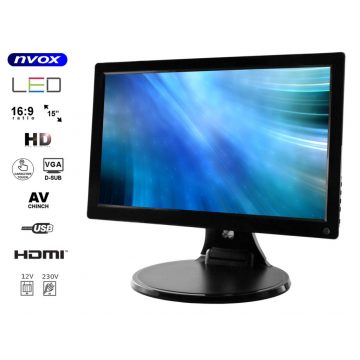   IPS LED zaslon na dotik 15,6 inch full hd vga hdmi usb av 12v 230v